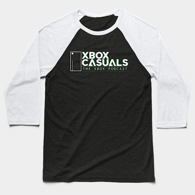 Xbox Casuals Logo Baseball T-Shirt by Tower Casuals: The Destiny Podcast